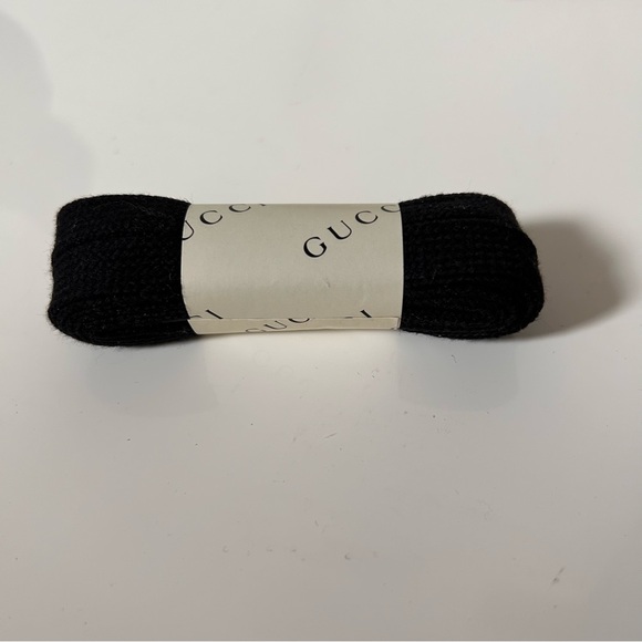 Gucci Black Luxury Shoelaces - Picture 1 of 4